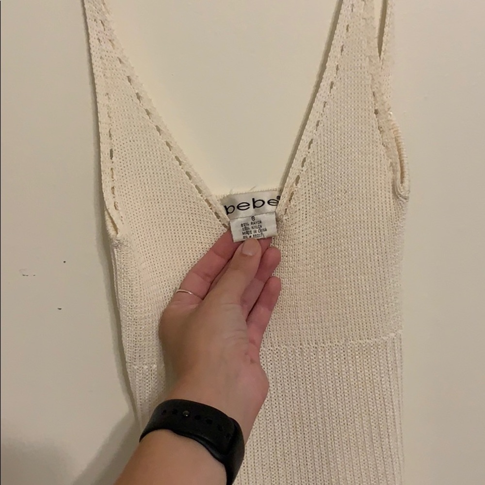 Bebe knit tank top